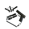 Kép 3/3 - Amomax® -  Pistol Lanyard - Biztonsági Rögzítő (Black)