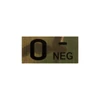 Clawgear® 0- IR Patch - Vércsoportjelző  (MultiCam®)
