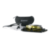 Kép 2/2 - ESS® - CROSSBOW BLACK W/ CLEAR, SMOKE GRAY, HI-DEF YELLOW- Taktikai Védőszemüveg (Black)