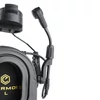 Earmor® - M32H Plus Tactical Hearing Protection Helmet Version - Aktív Hallásvédő Sisakadapterrel és Mikrofonnal (Foliage Green) New 2024 Version