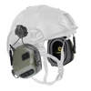 Earmor® - M32H Plus Tactical Hearing Protection Helmet Version - Aktív Hallásvédő Sisakadapterrel és Mikrofonnal (Foliage Green) New 2024 Version