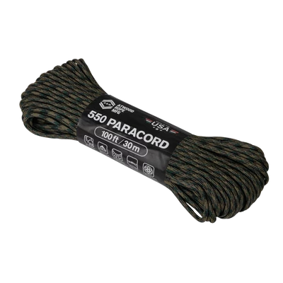 Atwood Rope -  550 PARACORD 4 MM 30M - Paracord Kötél (US Woodland)