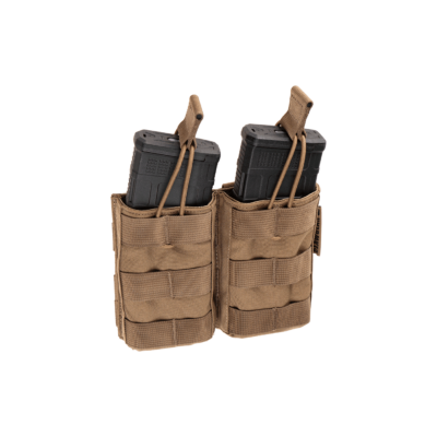 Clawgear® -  5.56mm Open Double Mag Pouch Core - Dupla 5.56mm MOLLE Tártartó Zseb (Coyote)