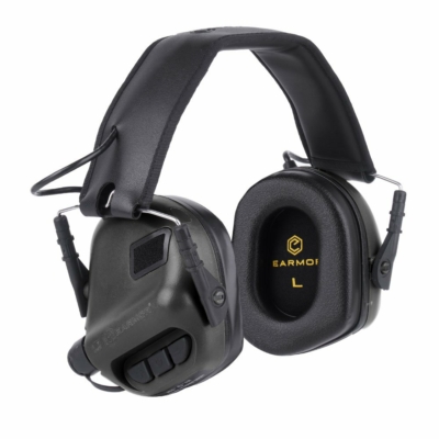 Earmor® - Hearing Protector M31 Tactical MOD3 - Aktív Hallásvédő (Black)
