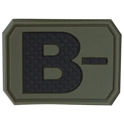 Mil-Tec - Vércsoportjelző B- (OD Green)