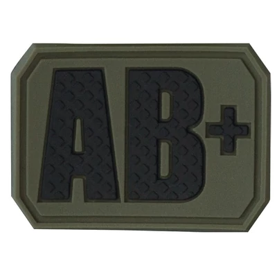 Mil-Tec - Vércsoportjelző AB+ (OD Green)