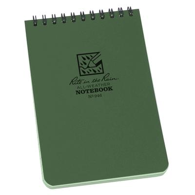 Rite in the Rain® - TACTICAL NOTEBOOK 4&quot; X 6&quot; - Vízálló Jegyzetfüzet (Olive)