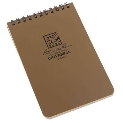Rite in the Rain® - TACTICAL NOTEBOOK 4&quot; X 6&quot; - Vízálló Jegyzetfüzet (Tan)