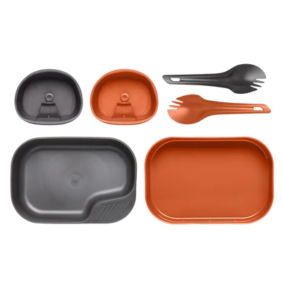 Wildo® CAMP-A-BOX® DUO Light - Orange / Dark Grey A - Étkészlet