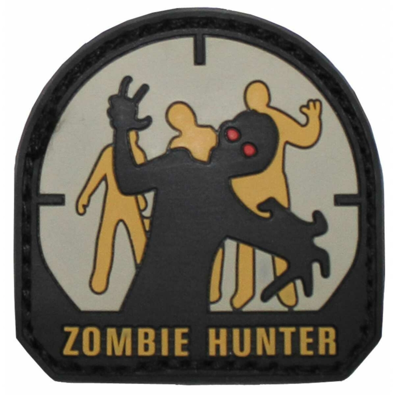 MFH® 3D PVC "Zombie Hunter" Patch - Zombi Felvarró