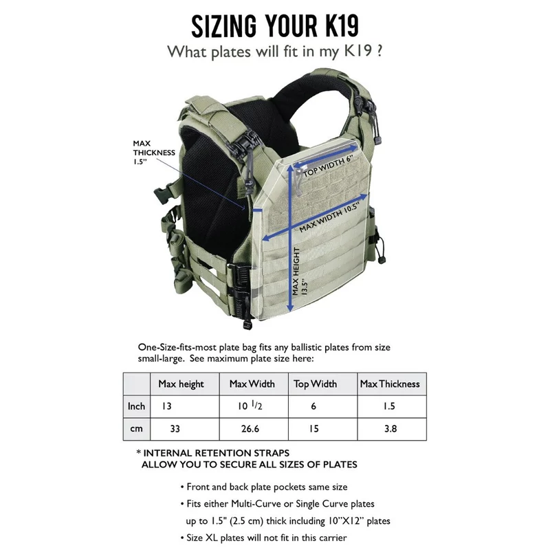 AGILITE™ -  K19 PLATE CARRIER 3.0 - Taktikai Mellény (MultiCam®)