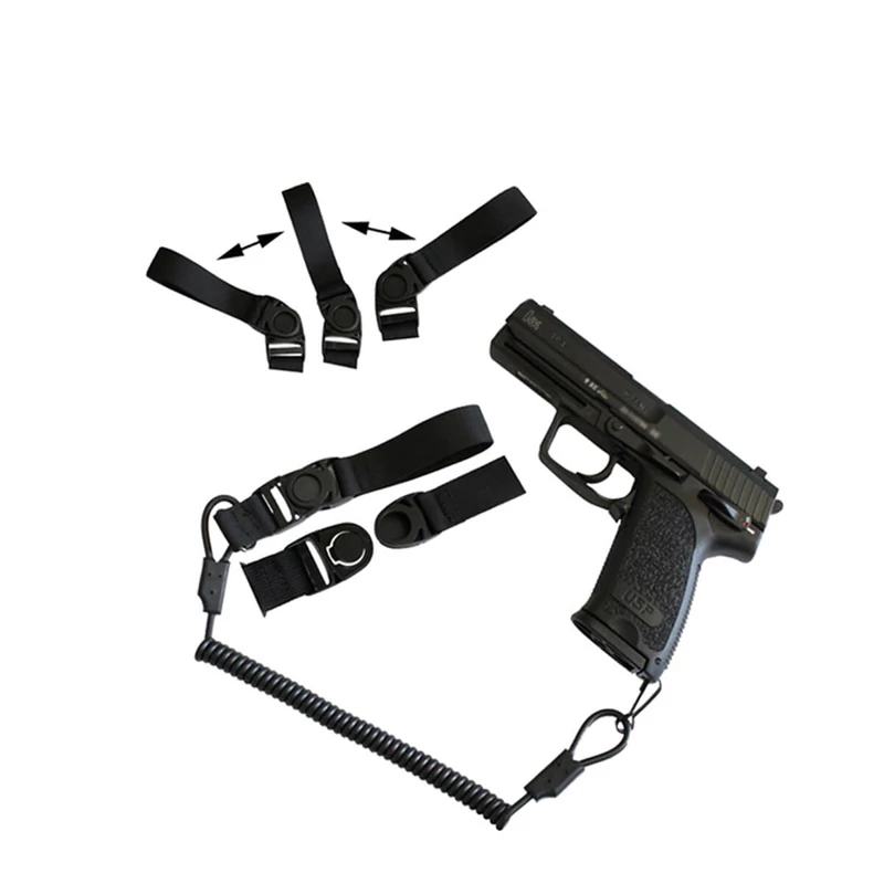 Amomax® -  Pistol Lanyard - Biztonsági Rögzítő (Black)