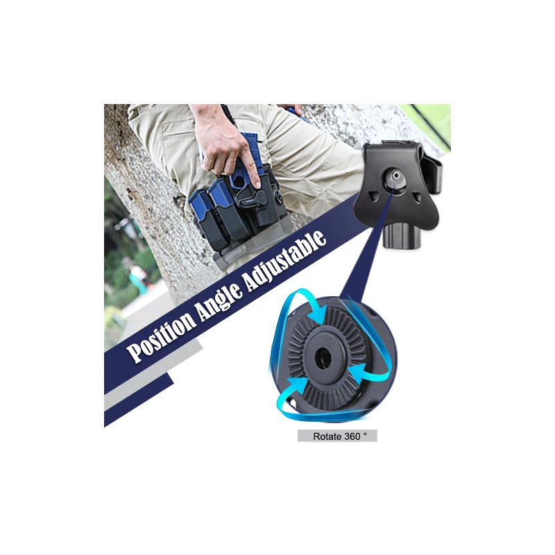 Amomax® -  Paddle Holster - Pisztolytartó CZ P-07/P-09 Jobb Kezes (Dark Earth)