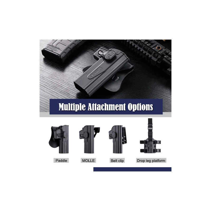 Amomax® -  Paddle Holster - Pisztolytartó CZ P-07/P-09 Jobb Kezes (Dark Earth)