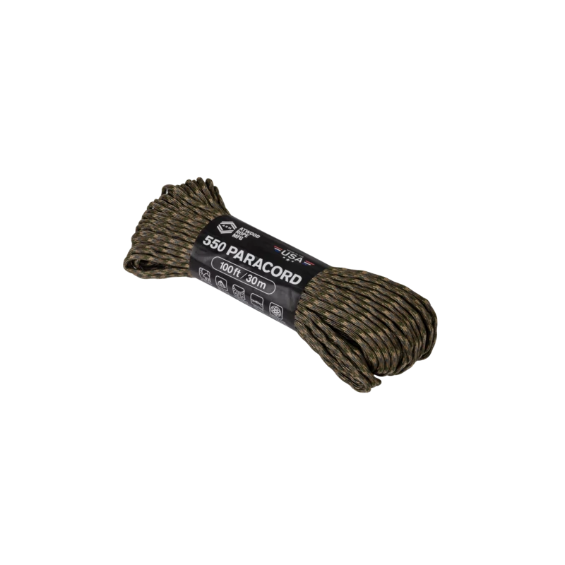 Atwood Rope -  550 PARACORD 4 MM 30M - Paracord Kötél (M Camouflage)