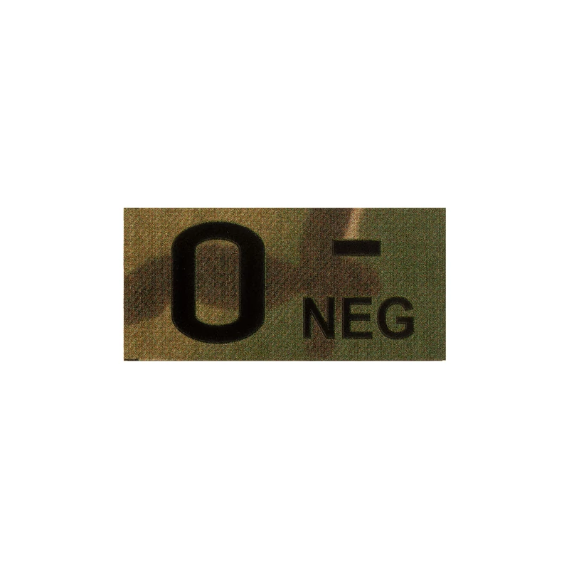 Clawgear® 0- IR Patch - Vércsoportjelző  (MultiCam®)