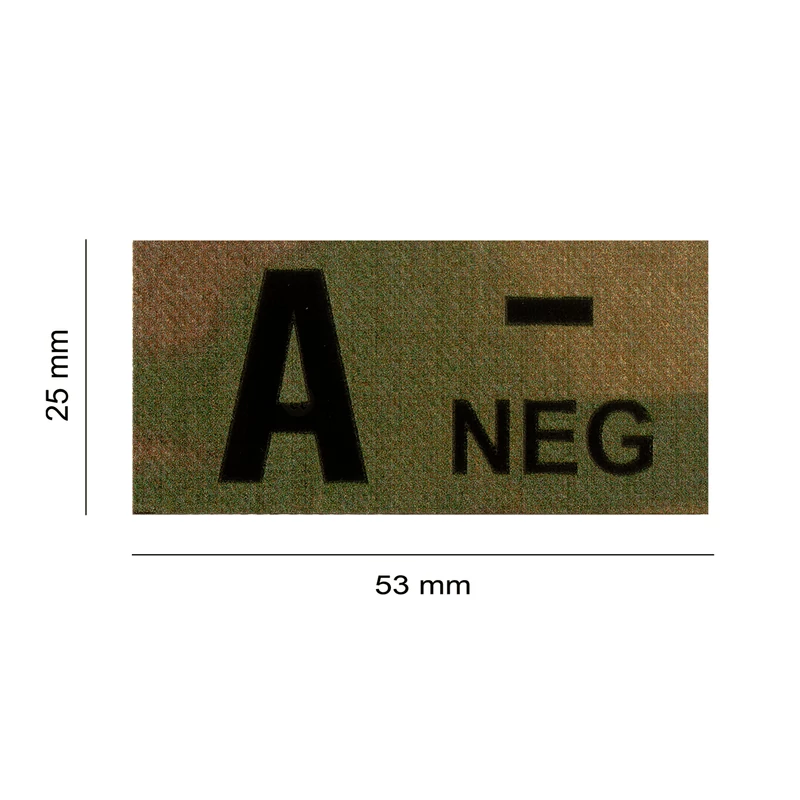 Clawgear® A- IR Patch - Vércsoportjelző (MultiCam®)