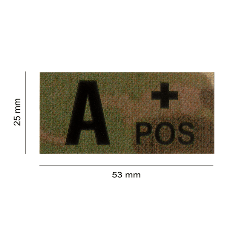 Clawgear® A+ IR Patch - Vércsoportjelző (MultiCam®)