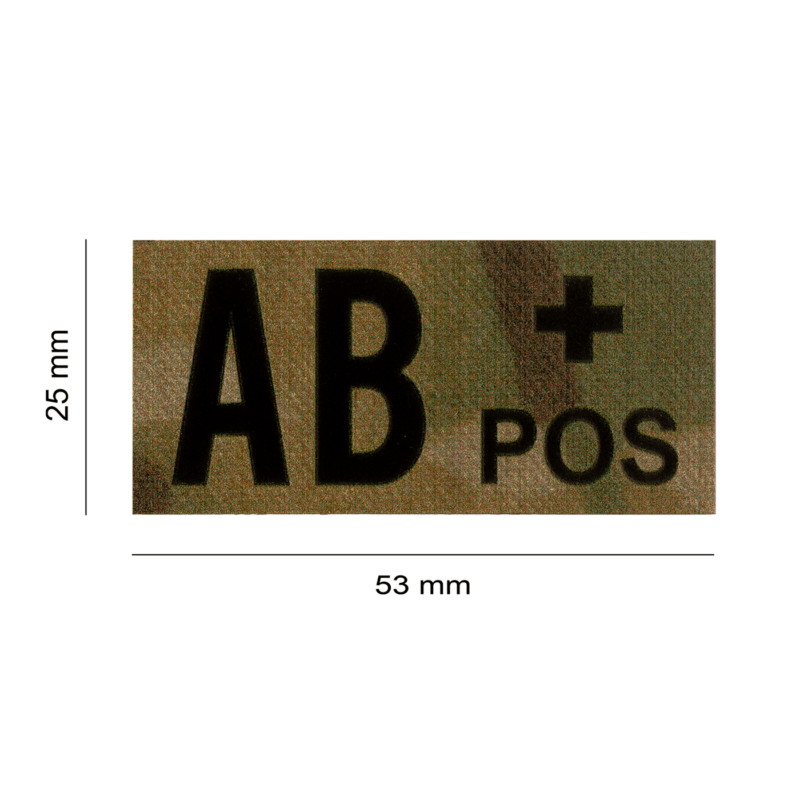 Clawgear® AB+ IR Patch - Vércsoportjelző (MultiCam®)