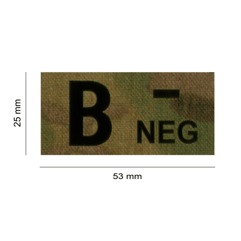 Clawgear® B - IR Patch - Vércsoportjelző (MultiCam®)