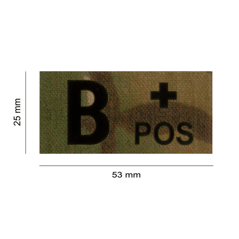 Clawgear® B + IR Patch - Vércsoportjelző (MultiCam®)