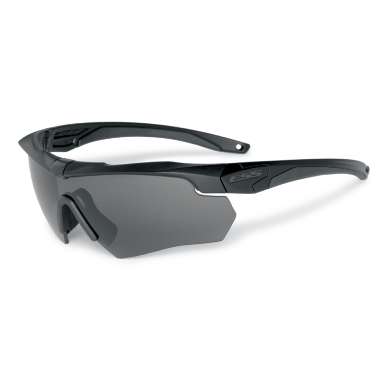 ESS® - CROSSBOW BLACK 2X W/CLEAR & W/SMOKE GRAY - Taktikai Védőszemüveg (Black)