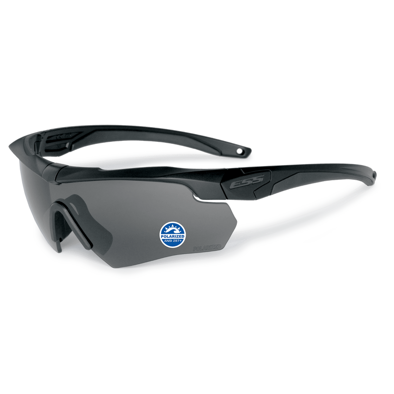 ESS® - CROSSBOW ONE BLACK W/POLARIZED GRAY- Taktikai Védőszemüveg (Black)