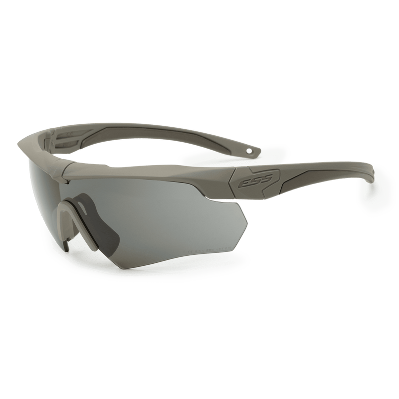 ESS® - CROSSBOW TERRAIN TAN W/CLEAR & W/SMOKE GRAY - Taktikai Védőszemüveg (Tan)