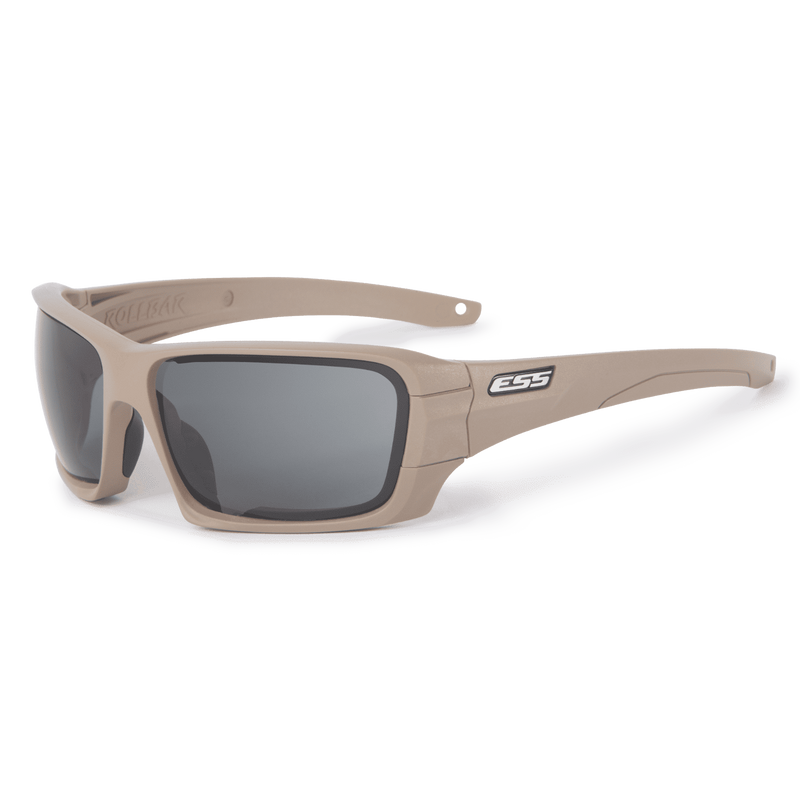 ESS® - ROLLBAR TERRAIN TAN W/CLEAR & SMOKE GRAY- Taktikai Védőszemüveg (Tan)