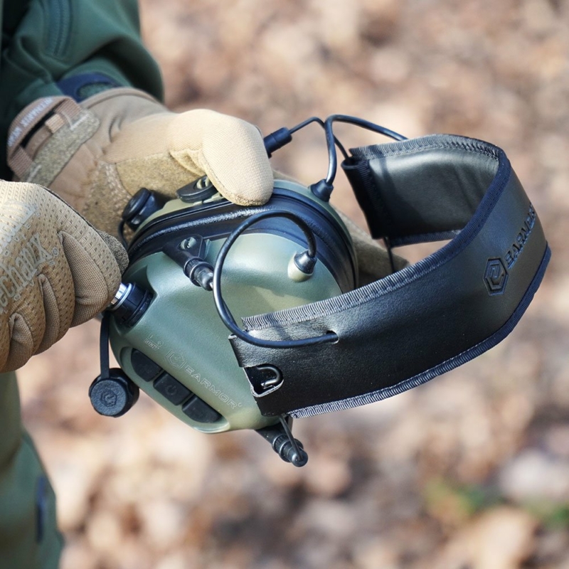 Earmor® - Hearing Protector M31 Tactical MOD3 - Aktív Hallásvédő (Foliage Green)