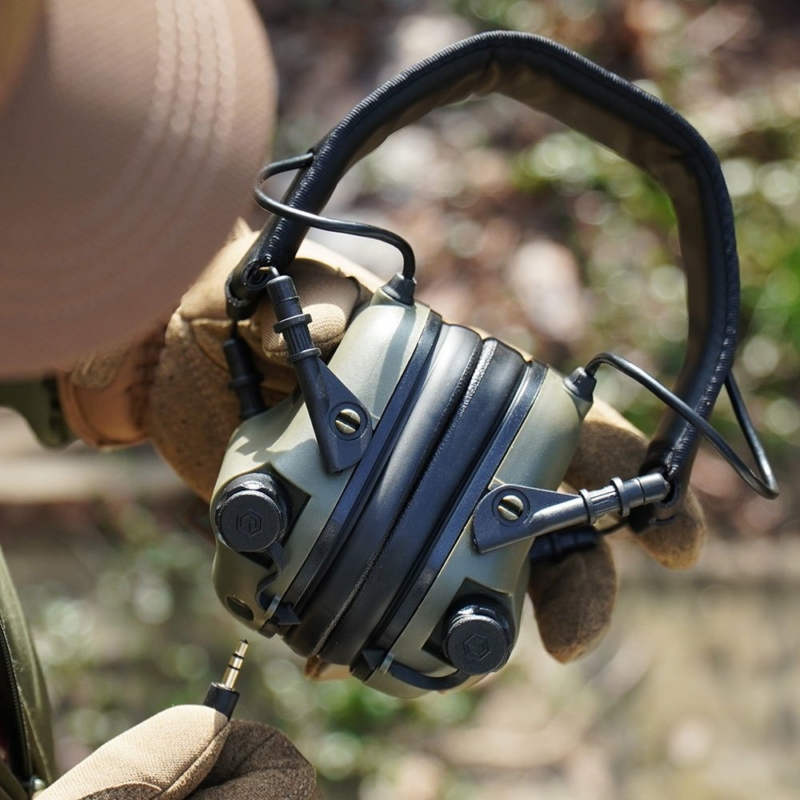 Earmor® - Hearing Protector M31 Tactical MOD3 - Aktív Hallásvédő (Black)