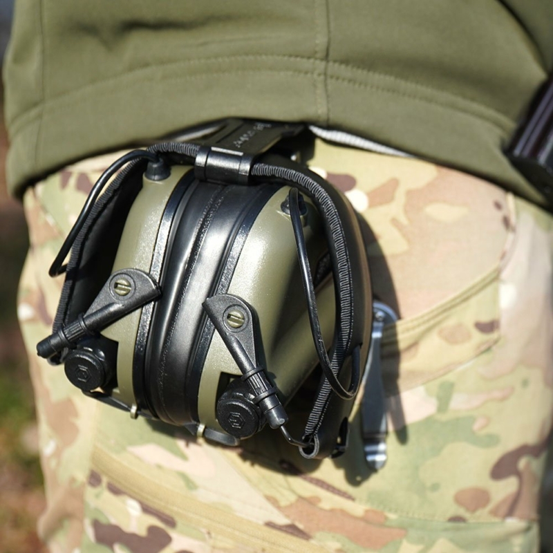 Earmor® - Hearing Protector M31 Tactical MOD3 - Aktív Hallásvédő (Foliage Green)