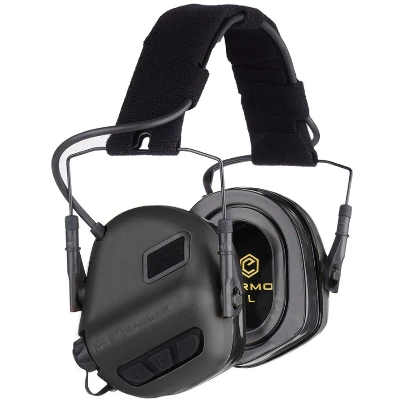 Earmor® - M31 PLUS ELECTRONIC COMMUNICATION HEARING PROTECTOR - Aktív Hallásvédő (Black) New 2024 Version