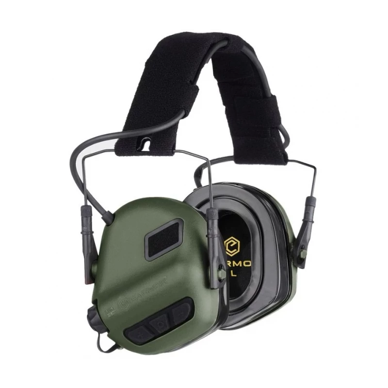 Earmor® - M31 PLUS ELECTRONIC COMMUNICATION HEARING PROTECTOR - Aktív Hallásvédő (Foliage Green) New 2024 Version
