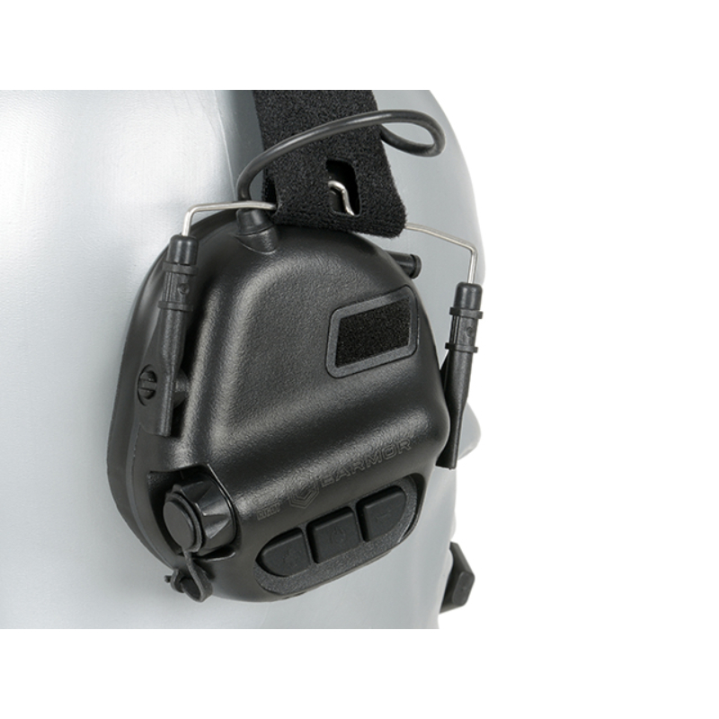 Earmor® - M32 ELECTRONIC COMMUNICATION HEARING PROTECTOR - Aktív Hallásvédő Mikrofonnal (Black)
