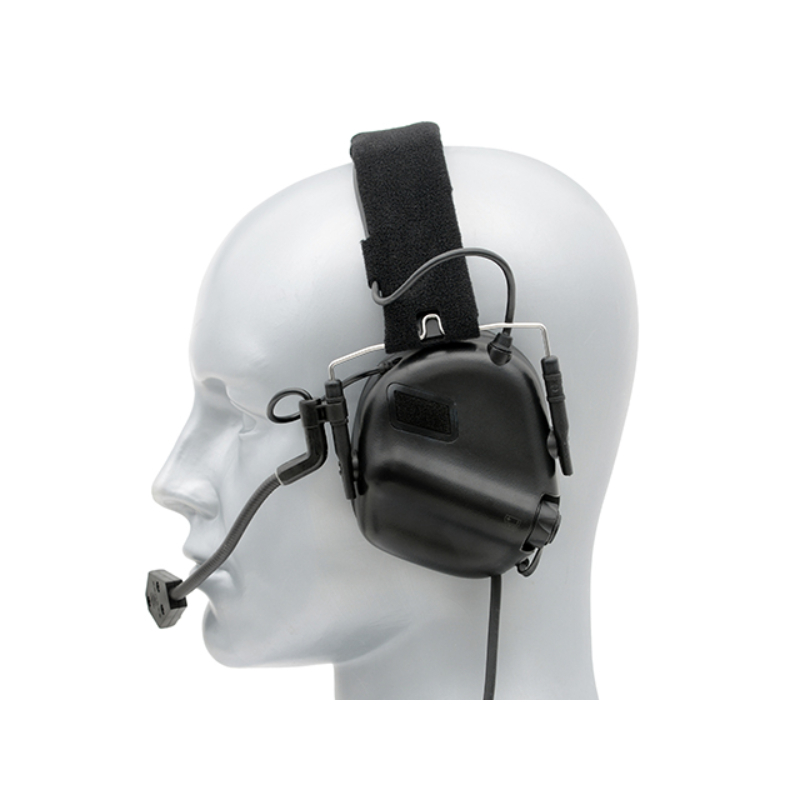 Earmor® - M32 ELECTRONIC COMMUNICATION HEARING PROTECTOR - Aktív Hallásvédő Mikrofonnal (Black)