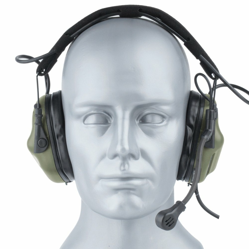 Earmor® - M32 ELECTRONIC COMMUNICATION HEARING PROTECTOR - Aktív Hallásvédő Mikrofonnal (Foliage Green)