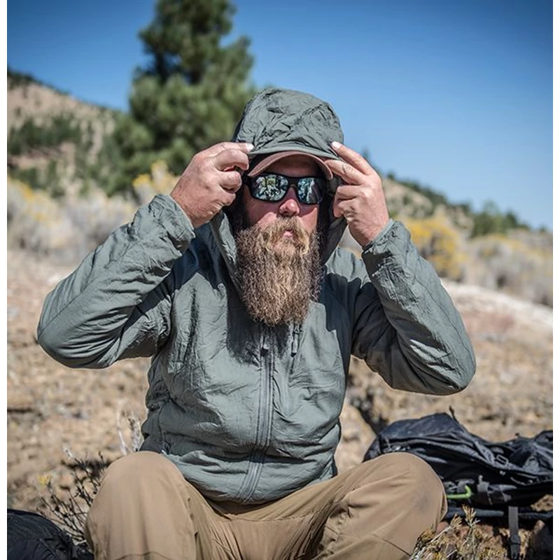 Helikon-Tex® -  WOLFHOUND Hoodie Jacket® - Climashield® Apex 67g  - Kapucnis Kabát (Coyote Brown)
