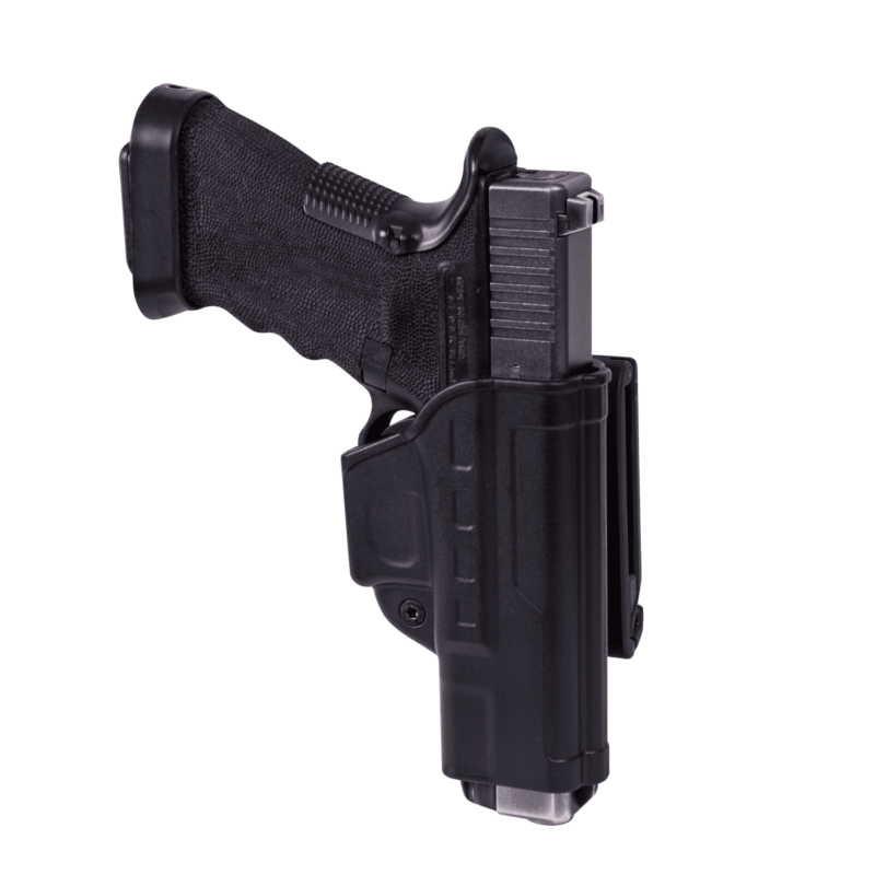 Helikon-Tex® -  FAST DRAW HOLSTER FOR GLOCK 17 WITH BELT CLIP - MILITARY GRADE POLYMER - Pisztolytartó GLOCK-17 (Black)