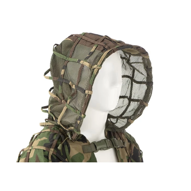 Invadergear -  Ghillie Base Plain - Ghillie Álcaruha (Woodland)