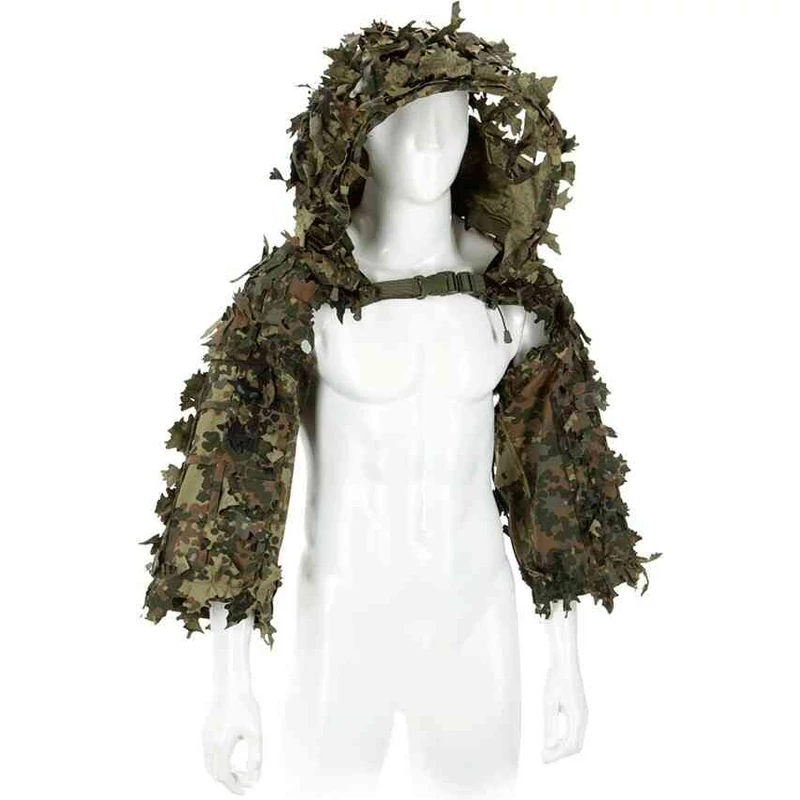 Invadergear -  Sniper Bolero Leaf - Ghillie Bolero Álcaruha (Flecktarn)