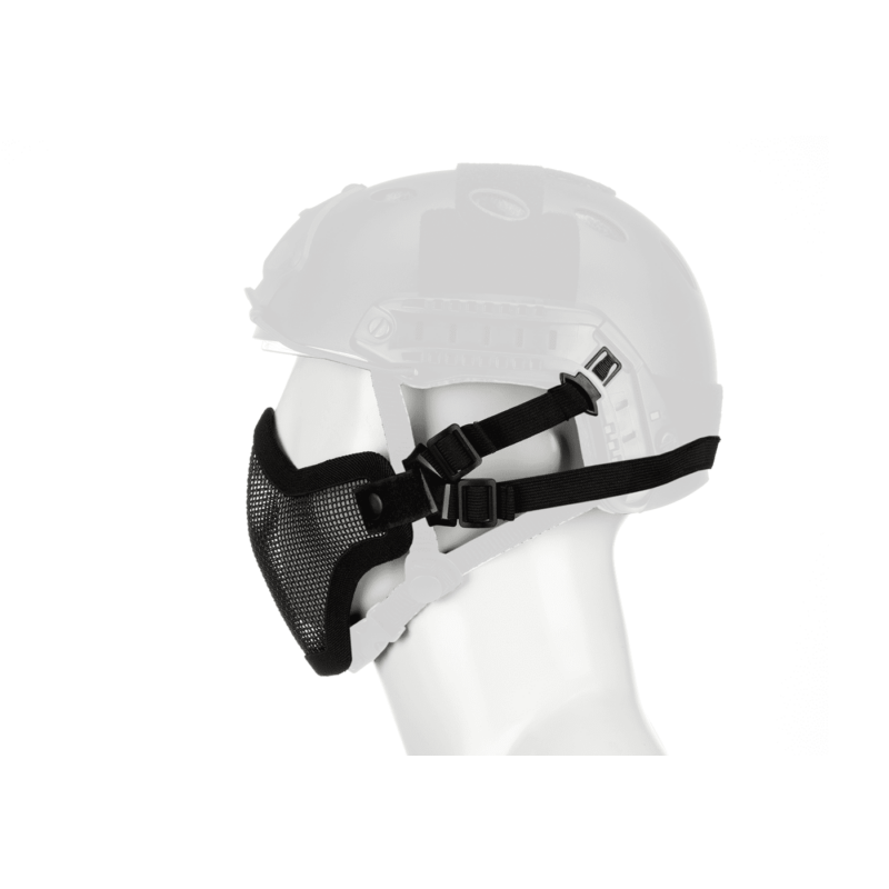 Invadergear -  Steel Half Face Mask FAST Version - Airsoft Védőmaszk FAST (Black)