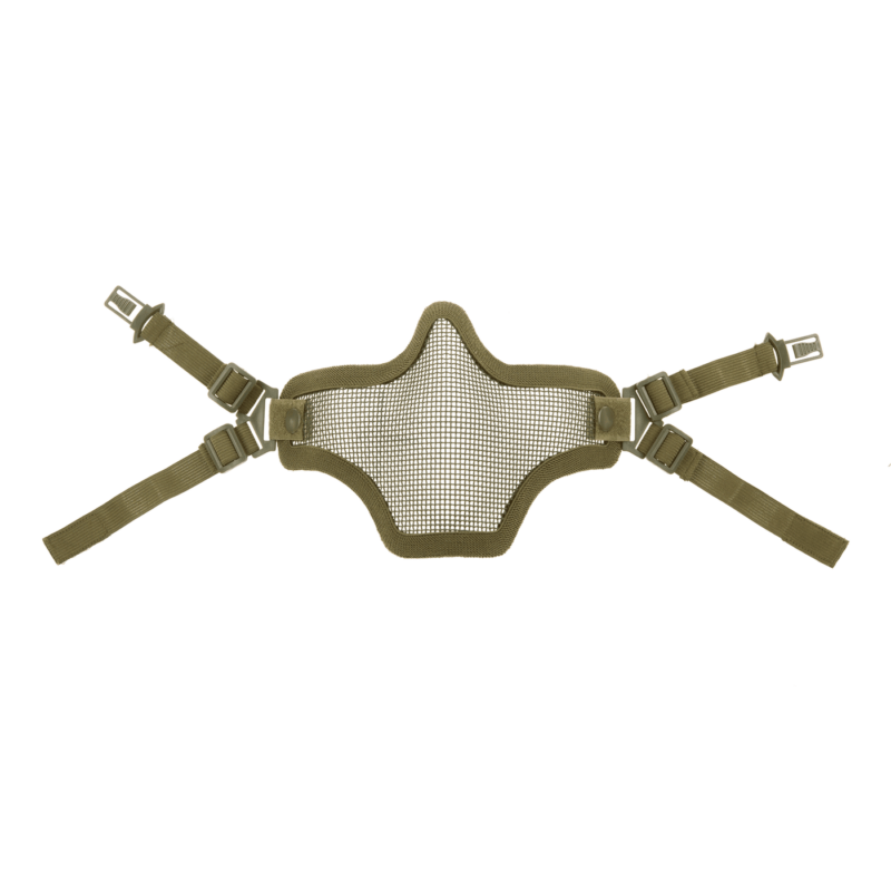 Invadergear -  Steel Half Face Mask FAST Version - Airsoft Védőmaszk FAST (OD Green)