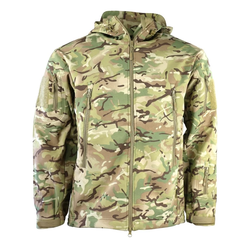 Kombat Tactical® -  PATRIOT Tactical Soft Shell Jacket - BTP - Soft Shell Kabát (British Terrain Pattern)