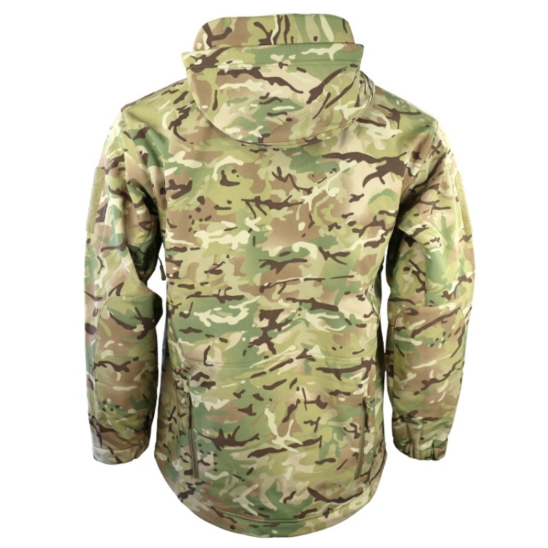 Kombat Tactical® -  PATRIOT Tactical Soft Shell Jacket - BTP - Soft Shell Kabát (British Terrain Pattern)