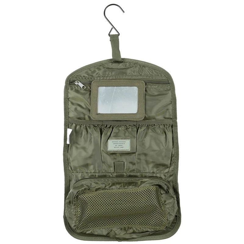 MFH® -  Washbag, black, rollable - Piperetáska (OD Green)