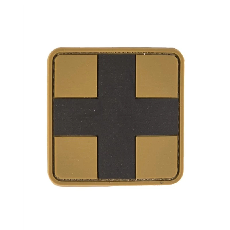 Mil-Tec® - COYOTE PVC 3D FIRST AID PATCH - Felvarró (Coyote)