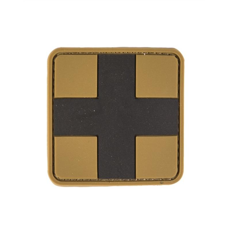 Mil-Tec® - COYOTE PVC 3D FIRST AID PATCH - Felvarró (Coyote)
