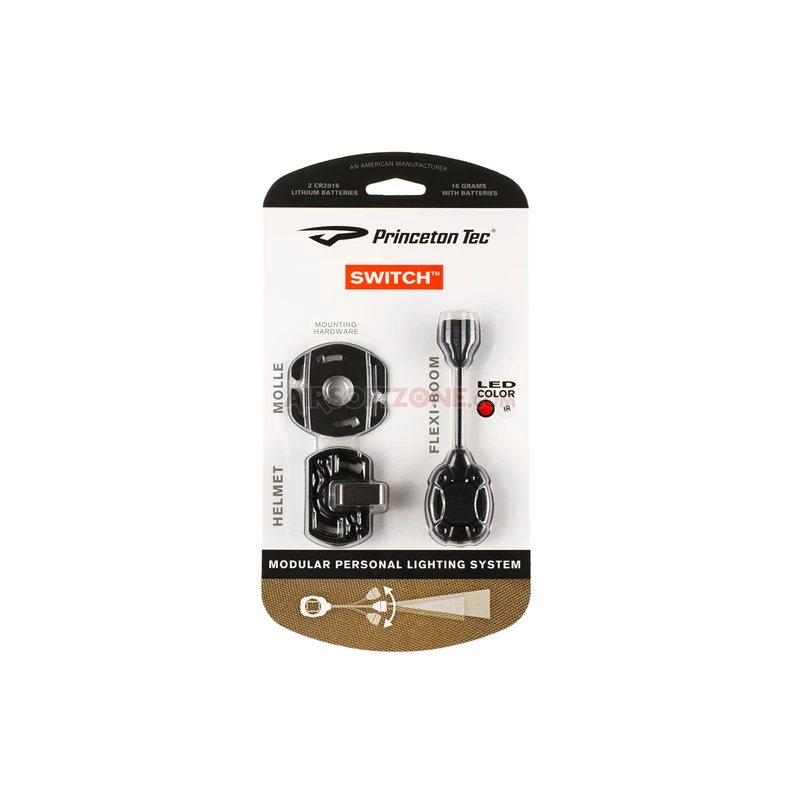 Princeton Tec® - Switch MPLS IRRD -  Taktikai Sisaklámpa (Black)