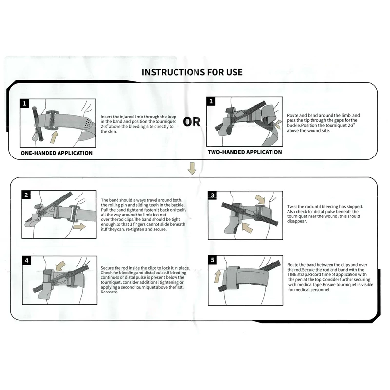 RHINO® Rescue - TOURNIQUET WITH PLASTIC GAG (Coyote)